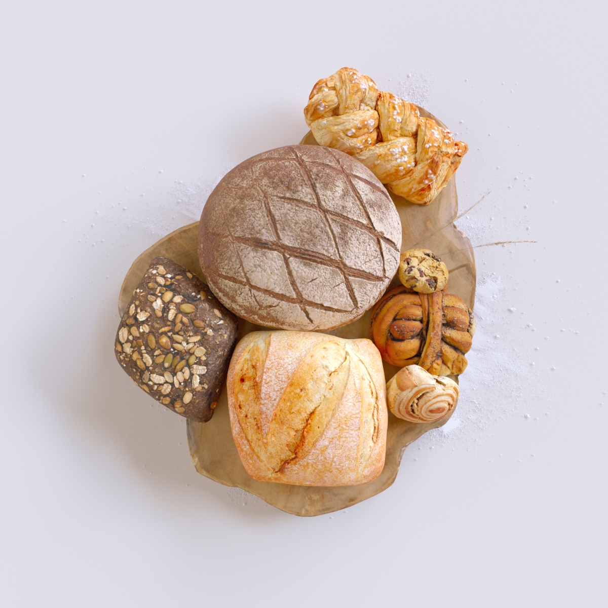 Sortimentele de paine